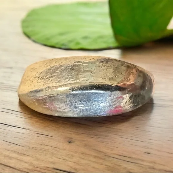 Antique Sterling Silver Peaked Dome Ring (5.75)